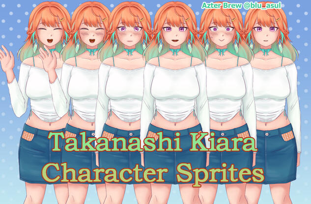 Takanashi Kiara Knee-Up Sprites